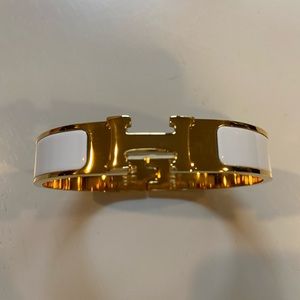 H Logo Enamel Bracelet